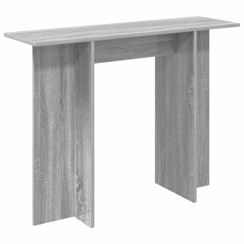 VidaXL vidaXL Console Table Grey Sonoma 100 x 30 x 75 cm Engineered Wood 2