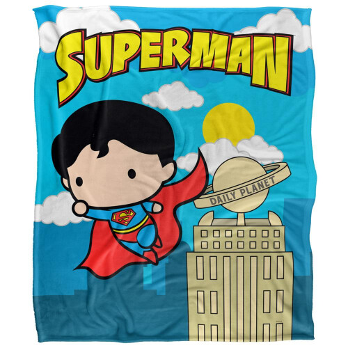Superman (36in x 58in, Multicoloured) Superman Chibi Blanket