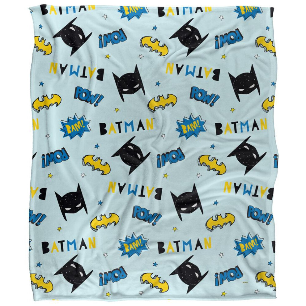 Batman (36In X 58In, Multicoloured) All-Over Print Blanket