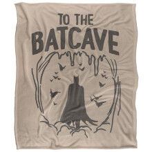 (36in x 58in, Multicoloured) Batman To The Batcave Blanket