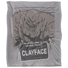 (36in x 58in, Multicoloured) Batman Line Up Clayface Blanket