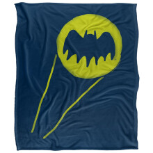 (36cm x 58cm, Multicoloured) Batman Bat Signal Blanket