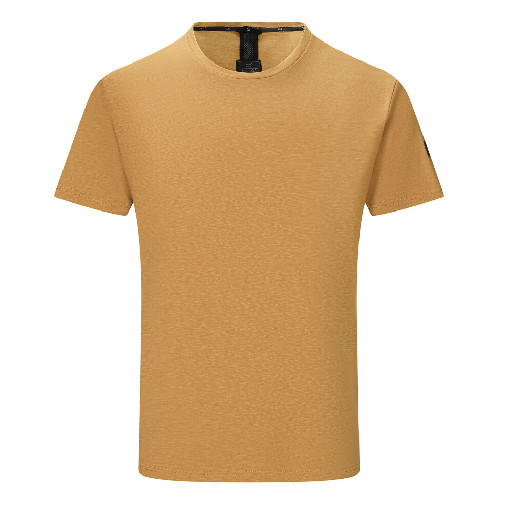 Regatta (S, Wood Brown) Mens Finlo Logo T-Shirt