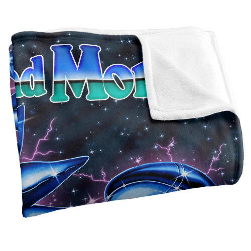 Rick And Morty (36in x 58in, Multicoloured) Rick And Morty Chrome Blanket 1