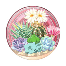 Pokemon Bulbasaur Terrarium Graphic Print Mobile Phone Grip