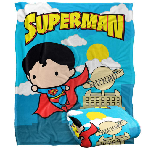 Superman (36in x 58in, Multicoloured) Superman Chibi Blanket 2