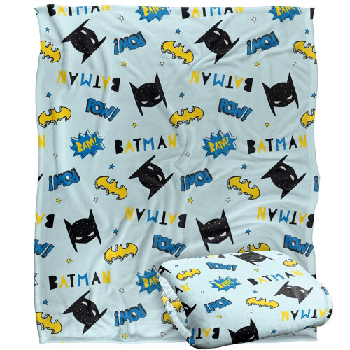 Batman (36in x 58in, Multicoloured) Batman All-Over Print Blanket 2