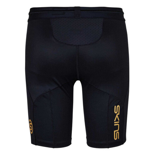 Skins (S, Black) Skins Mens Series-5 Fitted Compression Shorts 1