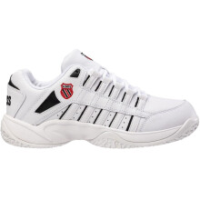 (7 UK, White) K-Swiss Mens Leather Low Tennis Shoes