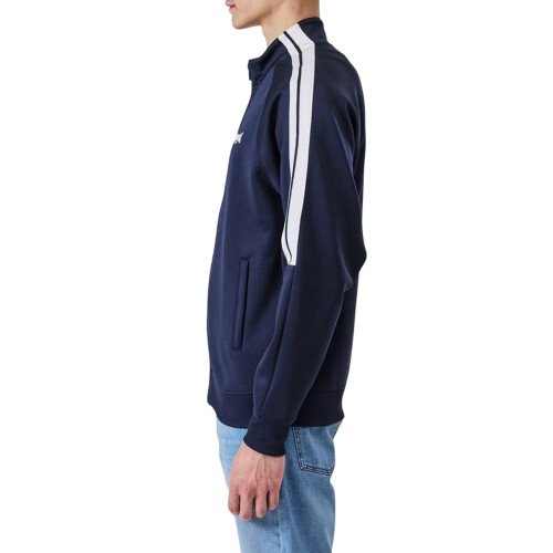 LONSDALE (M, Navy) Lonsdale Mens Double Stripe Raglan Track Top 2