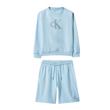 (12 Years, Breeze) Calvin Klein Childrens/Kids Sweatshirt and Shorts Set