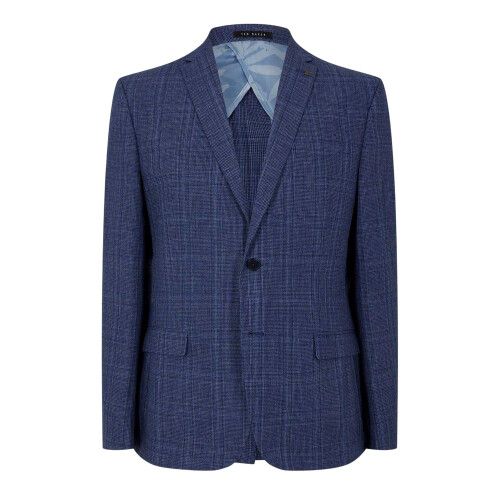Ted Baker Ted Baker Mens Plaid Houndstooth Suit Jacket