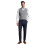Ted Baker (46R, Navy) Ted Baker Mens Plaid Regular Trousers 3