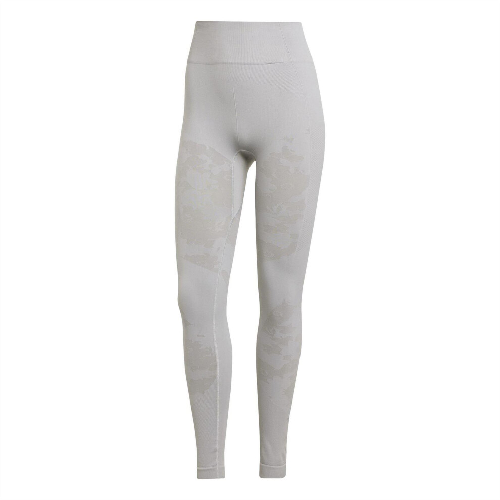 Adidas (10 Uk R, Onyx) Womens/Ladies Washed Camo Yoga Leggings