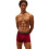 Tommy Hilfiger (M, Red/Navy) Tommy Hilfiger Mens Checkerboard Boxer Briefs Set 4