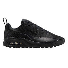 (4 UK, Triple Black) Nike Childrens/Kids Air Max Mesh Shoes
