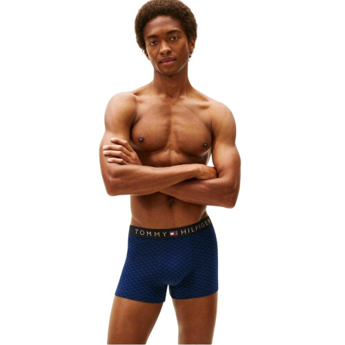 Tommy Hilfiger (M, Navy) Tommy Hilfiger Mens Checkerboard Boxer Briefs Set 2
