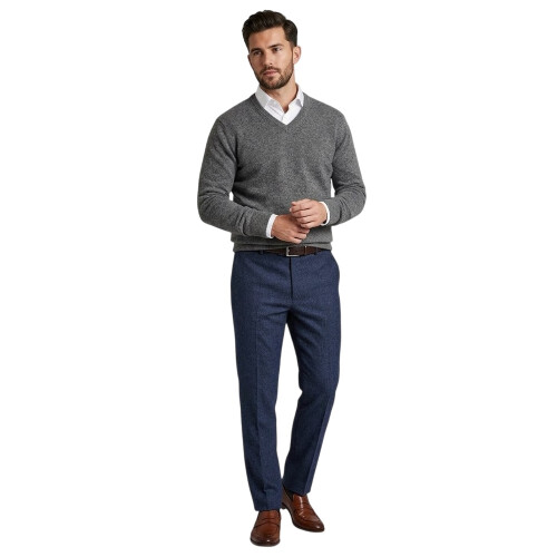 Ted Baker Ted Baker Mens Speckle Regular Formal Trousers 2