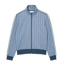 Lacoste Mens Monogram Jacquard Track Jacket
