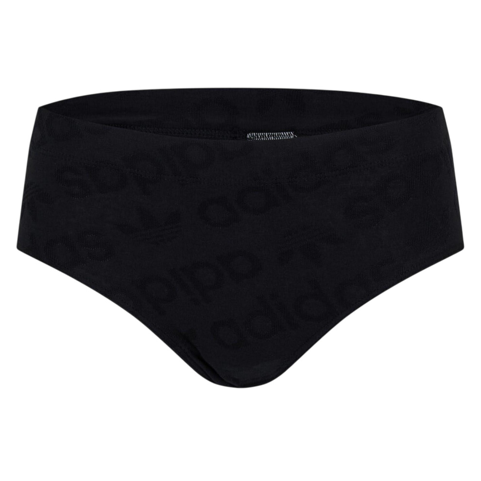 Adidas (20 Uk - 22 Uk, Black) Womens/Ladies Flex Hipster Briefs (Pack Of 3)