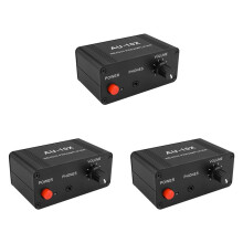 3X AU-10X NE5532 Ljudsignal Förförstärkare Hörlurar Pre AMP Board Gain 20Db RCA 3,5MM Volymkontroll Ton 12V