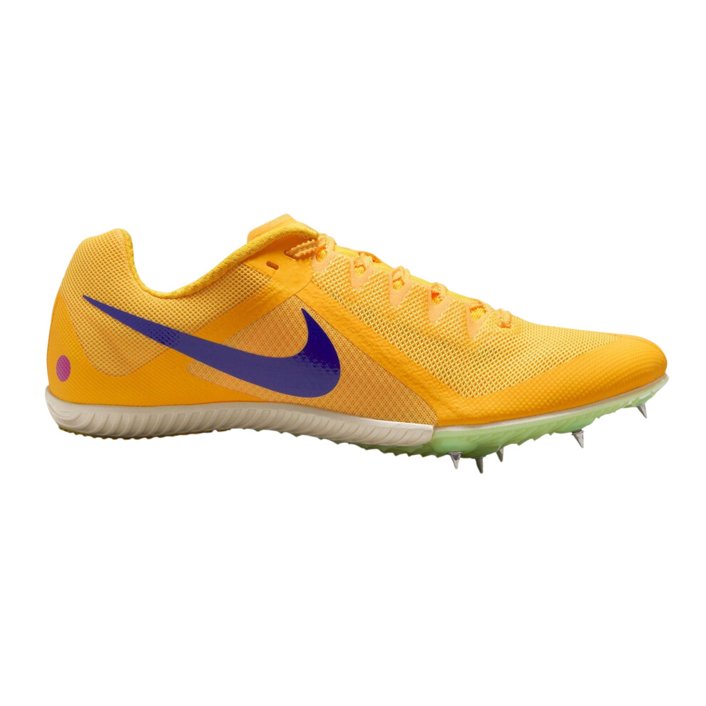 (9.5 UK, Orange/Citron) Nike Mens Zoom Rival Multi Running Athletic Shoe Spikes