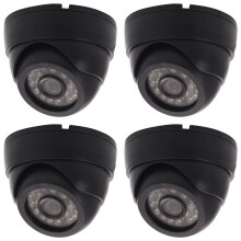 4X CCTV-Kamera HD 800TVL Security Dome Camera Outdoor
