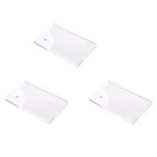 3X LED Blank Akryl Glödande Visitkortsljus Transparent Namnskyltbräda Gör-det-Själv-Present Till Make Pojkvänner Pappa-Present