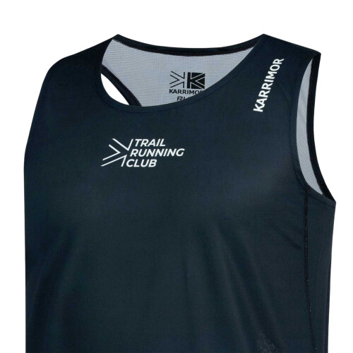Karrimor (M, Black) Karrimor Mens Performance Back Print Vest Top 1