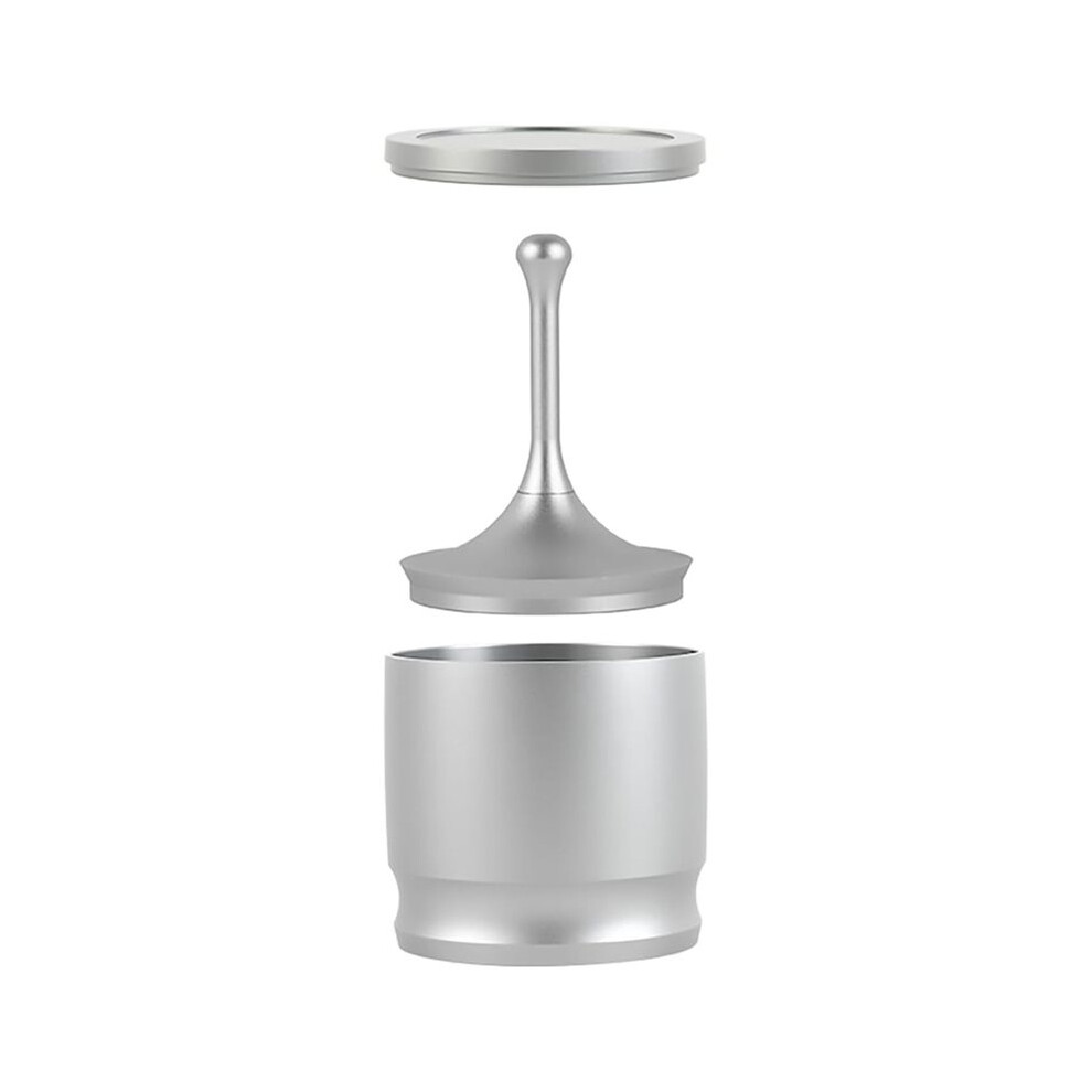 Coffee Dosing Ring, 58Mm Aluminum Alloy Espresso Powder Receiver Container, Anti-Dust Press Cup Silver 6033786930999