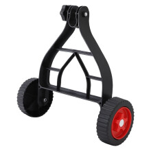 String Trimmer Wheel Attachment Mower Auxiliary Wheel Push Behind Weed Trimmer Adjustable Support Wheel for Grass Cutter
