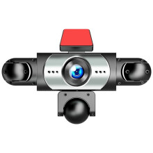 360 Car DVR 1080P Video Recorder with WiFi APP Dashcam, 4 Channel Rear View Camera, Recording Car Recorder System, 1 PC