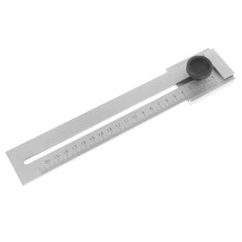 Criber Steel Marking Gauge Parallel Ruler Gauge Precise Marking Gauge Sliding Ruler 200mm