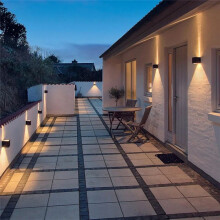 and Down LED Wall Lamp Waterproof IP65 Interior Wall Light for Living Room Bedroom Stair Indoor Outdoor Lighting 6w