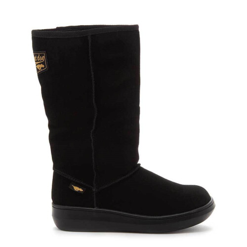 ROCKET DOG (5 UK, Black) Rocket Dog Sugardaddy Womens/Ladies Leather Pull On Boot