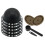 230ml Reusable Coffee Capsule Set, Refillable Filter Shells with Silicone Lids, Spoon and Brush for 1