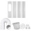 Portable Air Conditioner Window Kit:Adjustable Universal AC Seal Window Vent Kit for Sliding Vertical/Horizontal Windows 1