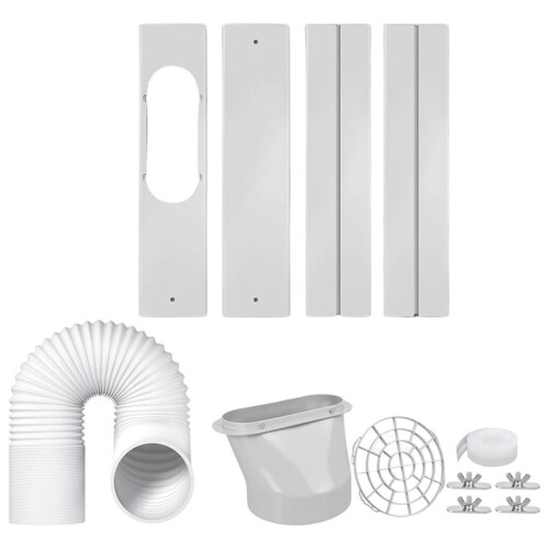 Portable Air Conditioner Window Kit:Adjustable Universal AC Seal Window Vent Kit for Sliding Vertical/Horizontal Windows