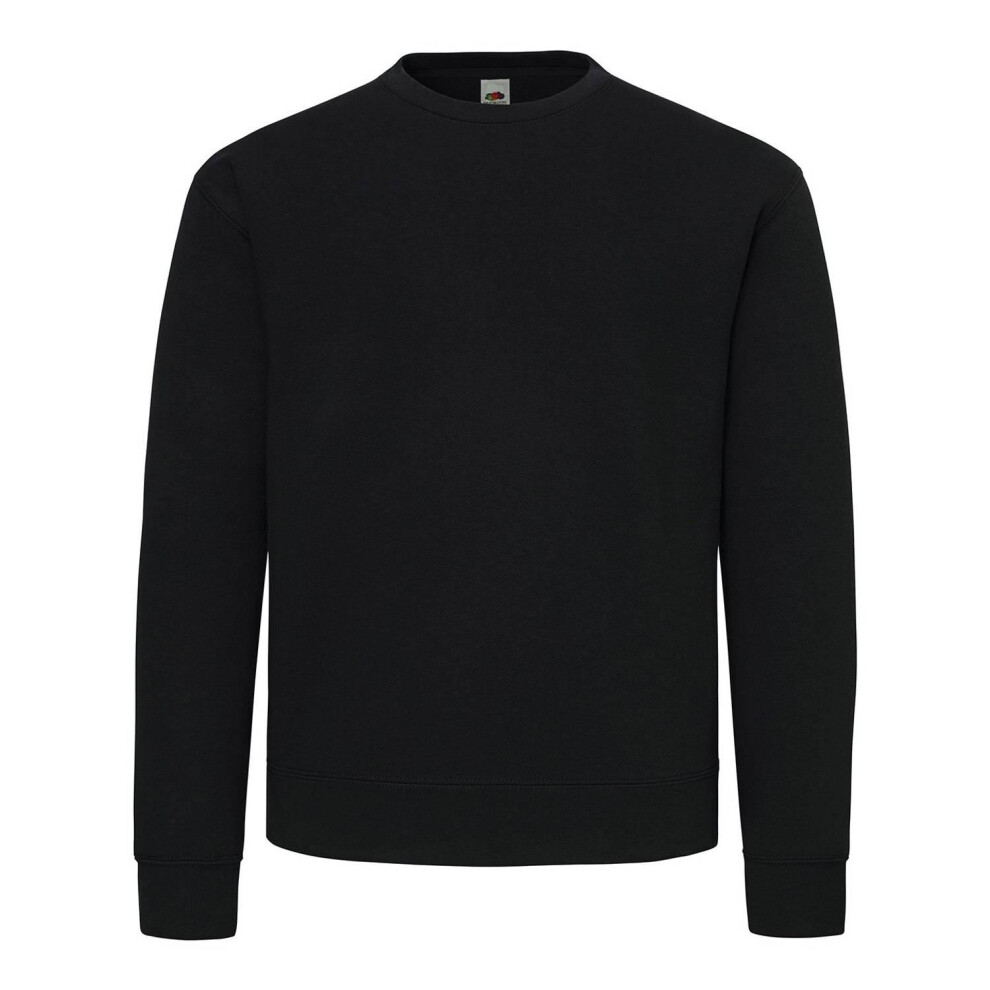 Fruit Of The Loom (M, Black) Unisex Adult Supercotton Sweatshirt