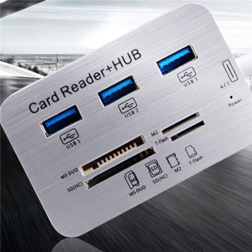 2X USB HUB 3.0 USB Splitter 3  Extensor Multi USB Extension Multiple 3 0 Hub -Kortläsare USB3.0 Expander för PC 2