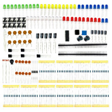 New Electronics Components Basic Kit for MEGA2560 Raspberry Pi with LED Buzzer Capacitor Resistor