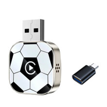2in1 Wireless Carplay Adapter Android AUTO USB Dongle AI Box Bluetooth5.0+WiFi Wired CarPlay to Wireless Carplay B