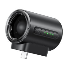 Powerful USB C Phone Fan,17000 RPM High Speed,4 Speed Portable Cell Phone Fan Attachment for Travel,Gifts for Women