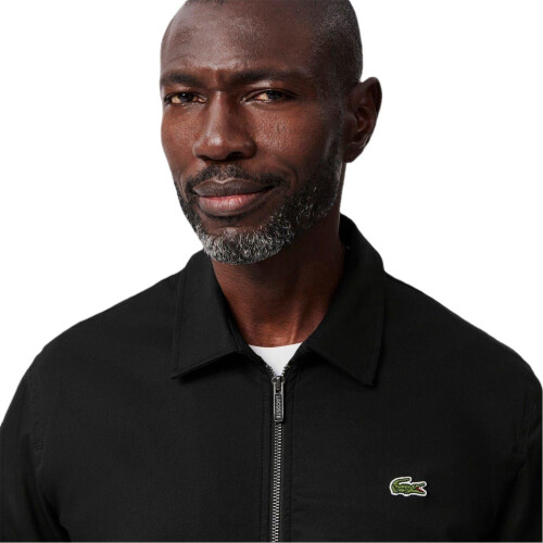Lacoste (XS, Black) Lacoste Mens Logo Bomber Jacket 2