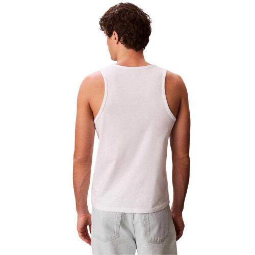 Calvin Klein (L, Bright White) Calvin Klein Mens Monogram Regular Tank Top 1