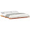VidaXL vidaXL Bed Frame Wax Brown 200 x 210 cm Solid Pine Wood 4