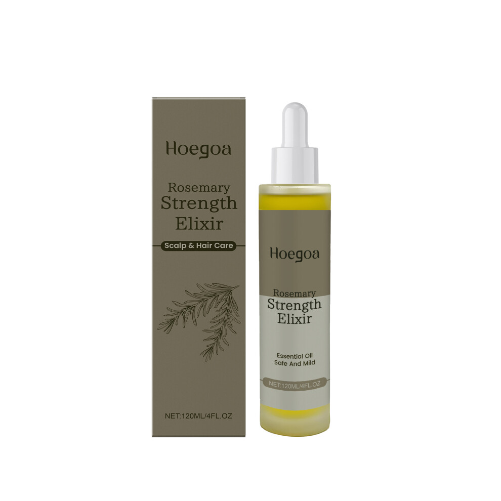 (120ml) HOEGOA Rosemary Hair Serum Refreshing, moisturizing and nourishing hair, smooth and shiny daily care