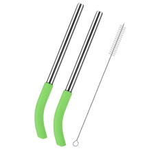 Replacement Straw for BOSS DB301/DB351 Smoothie Blender Tumbler Reusable Glass Straws with Cleaning Brush A