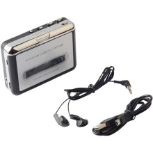 Cassette Player USB Cassette to MP3 Converter Capture Audio Music Player Tape Cassette Recorder Kit, with USB Transfer
