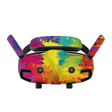 Colorful Skin for Avata 2 for Goggles 3 Sticker Glasses Protection Accessories PVC-Stickers Watercolor Burst